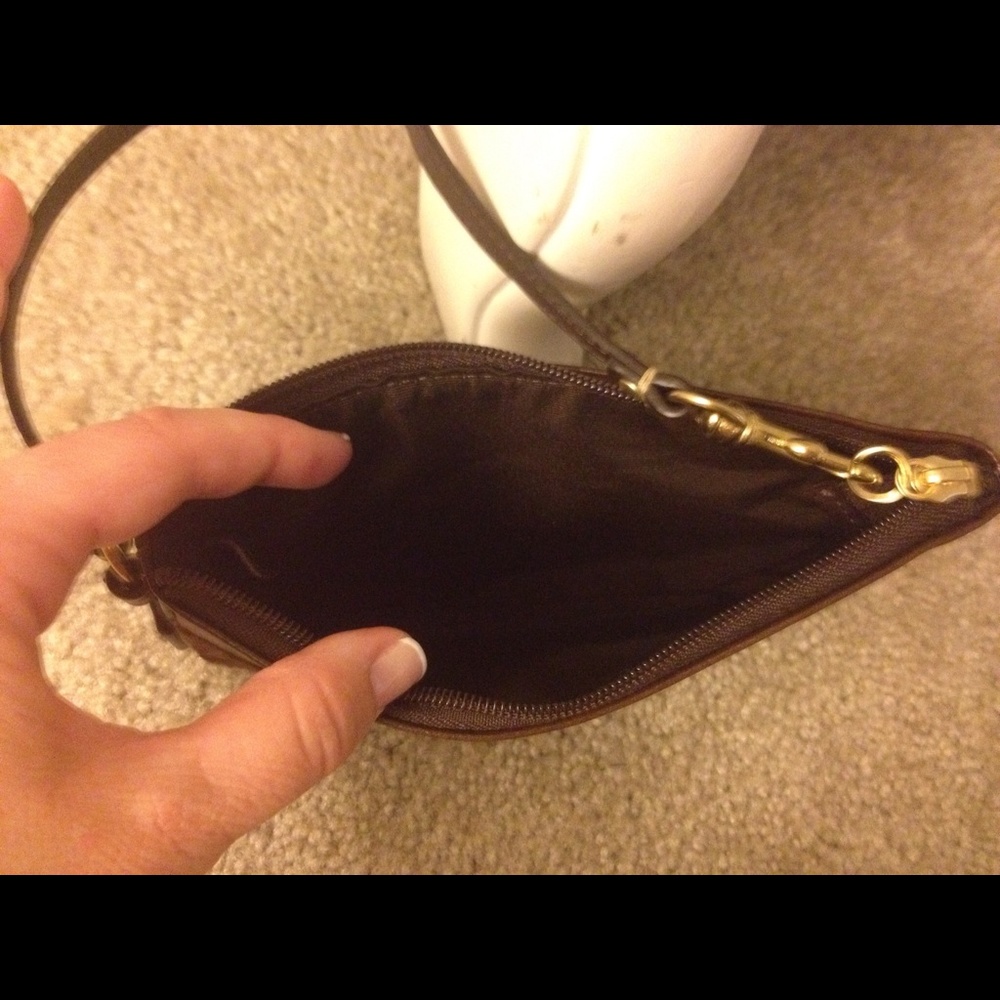 Authentic Coach Patchwork Wristlet - image 4